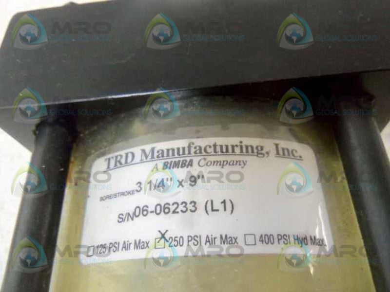 TRD MANUFACTURING 3-1/4" x 9" 06-06233(L1) 250PSI  NSNP