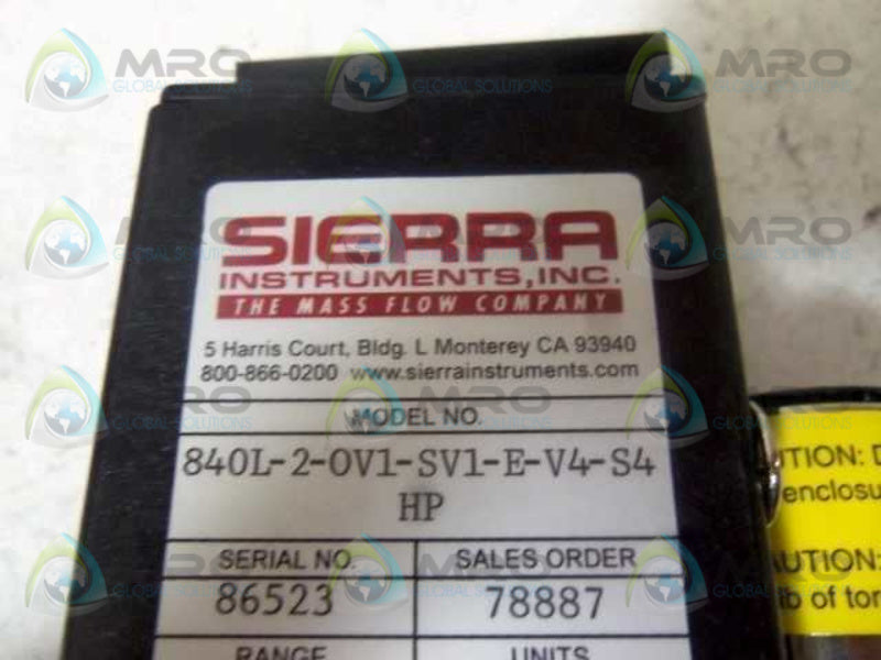 SIERRA INSTRUMENTS 840L-2-0V1-SV1-E-V4-S4HP  NSMP