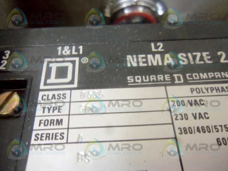 SQUARE D 8536-5DW11 UNMP