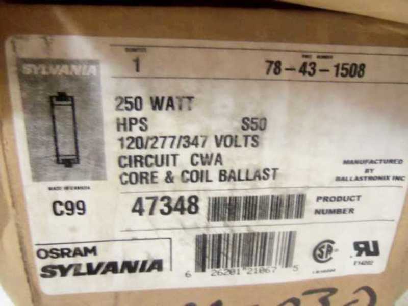 SYLVANIA 78-43-1508 47348  NSMP