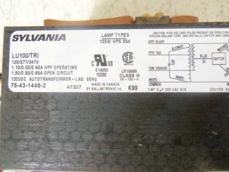 SYLVANIA LU100/TRI-KIT 47308  NSMP