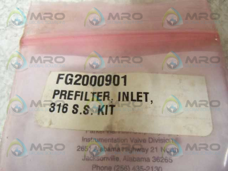 PARKER FG2000901 INLET  NSNP