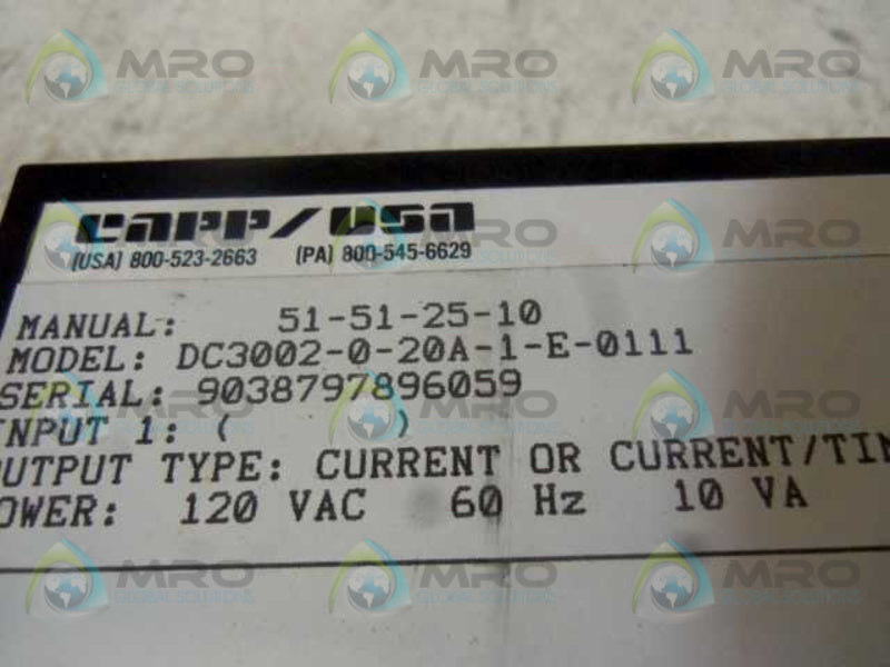 HONEYWELL DC3002-0-20A-1-E-0111  NSMP