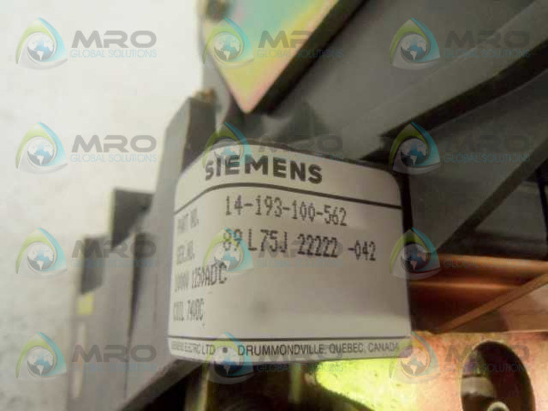SIEMENS 14-193-100-562  NSMP