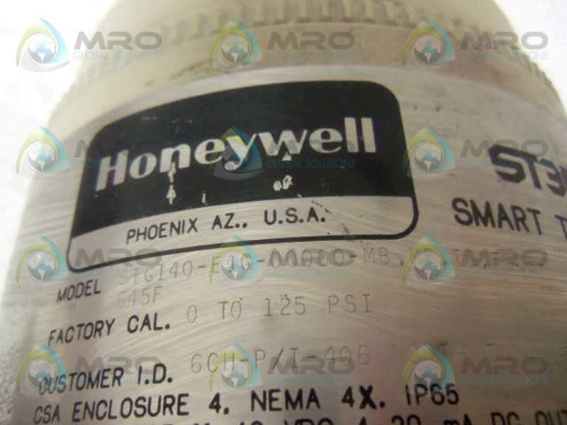 HONEYWELL ST3Q00 STG140-E1G-00000-MB.ME.TH.F1C3-645F UNMP