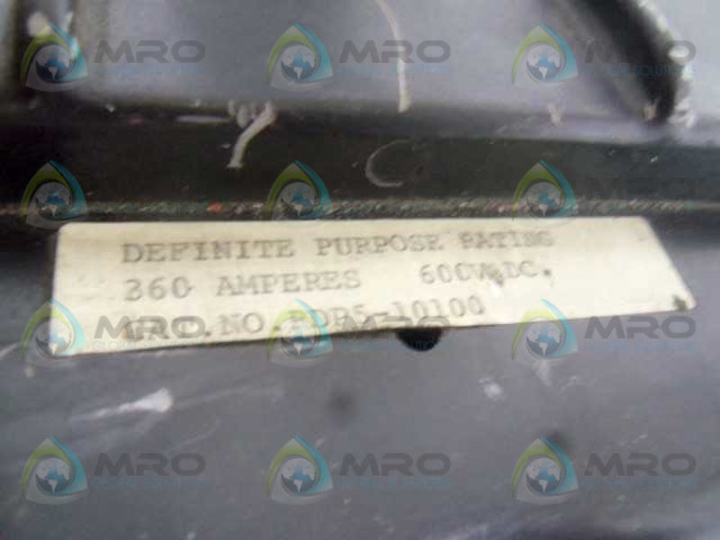 WARD LEONARD 78468-R CONTACTOR RDP5-10100  UNMP