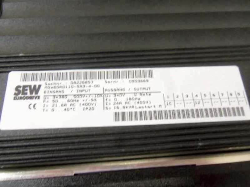SEW-EURODRIVE MDX61B0110-5A3-4-00  NSMP