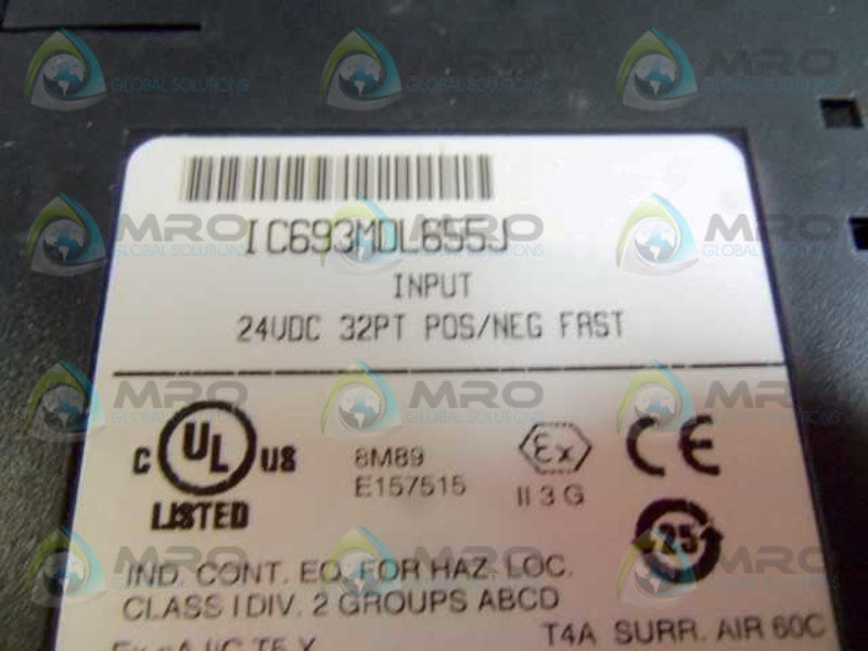 GE FANUC IC693MDL655J INPUT MODULE  UNMP