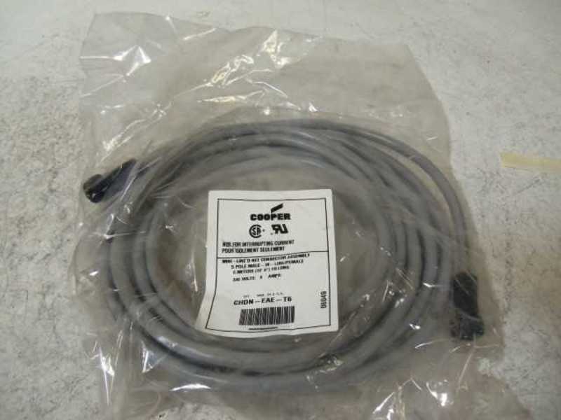 CROUSE HINDS CHDN-EAE-T6 CORDSET * NEW IN FACTORY BAG *