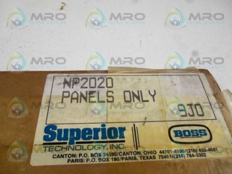 SUPERIOR TECHNOLOGY MP2020 PANEL  NSMP
