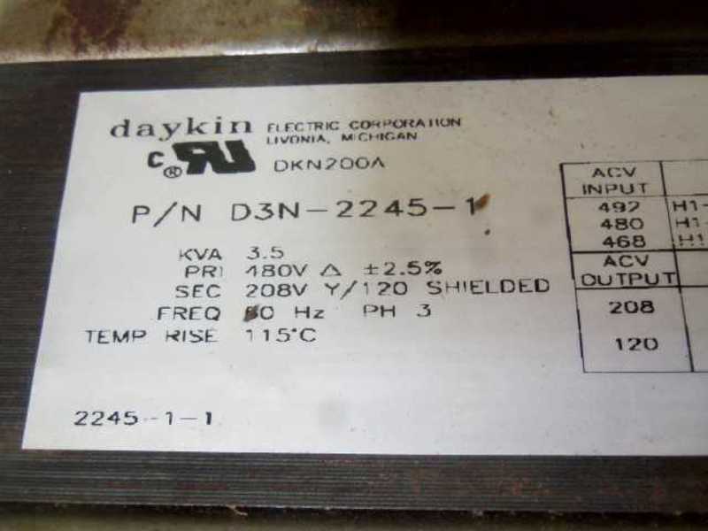 DAYKIN D3N-2245-1 NSNP