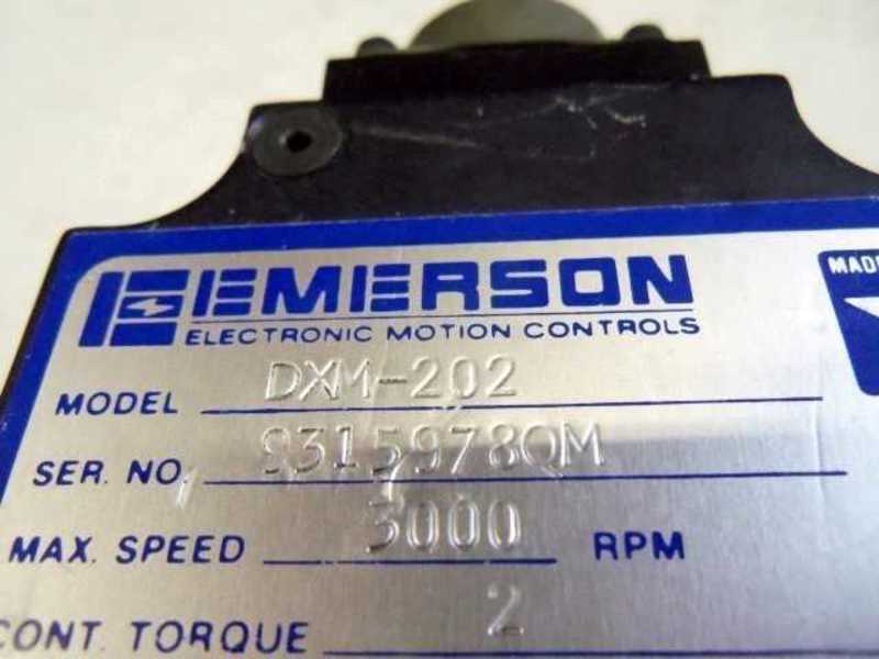 EMERSON DXM-202 SERVO MOTOR, 861117-50 REV. A2, 3000 RPM  UNMP