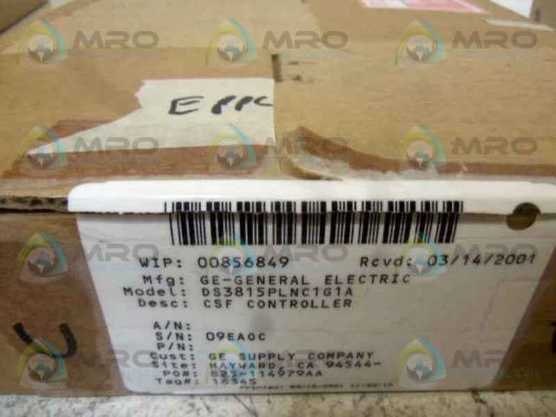 GENERAL ELECTRIC DS3815PLNC1G1A DS3800HLNC1A1A  NSMP