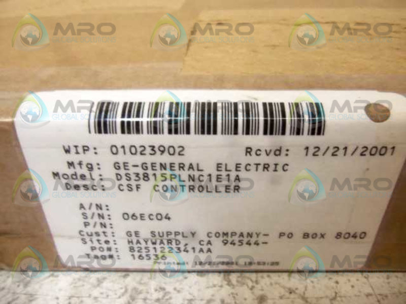 GENERAL ELECTRIC DS3815PLNC1E1A DS3800HLNC1A1B  NSMP