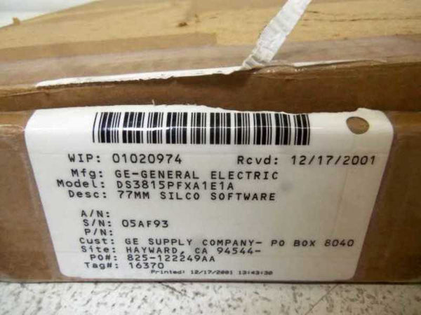 GENERAL ELECTRIC DS3815PFXA1E1A PC BOARD DS3800HFXA1F1D  NSMP