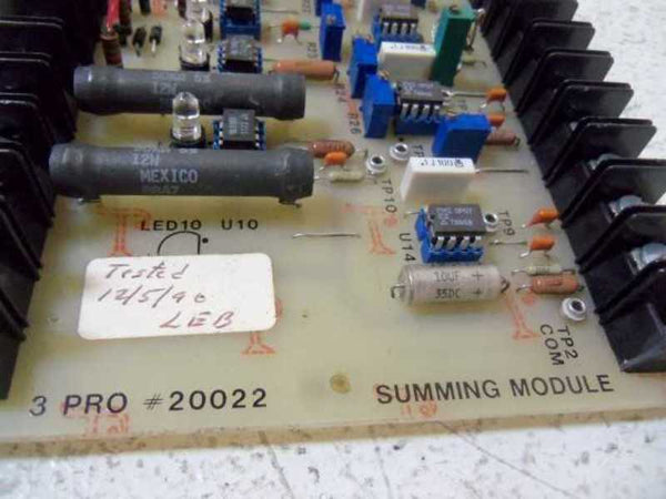 3 PRO #20022 SUMMING MODULE  UNMP