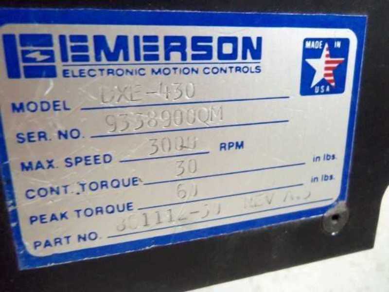 EMERSON DXE-430 MOTOR w/ BAYSIDE NE56-003 GEARHEAD  UNMP