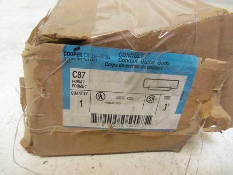 COOPER C87 CONDULET OUTLET BODY  NSMP