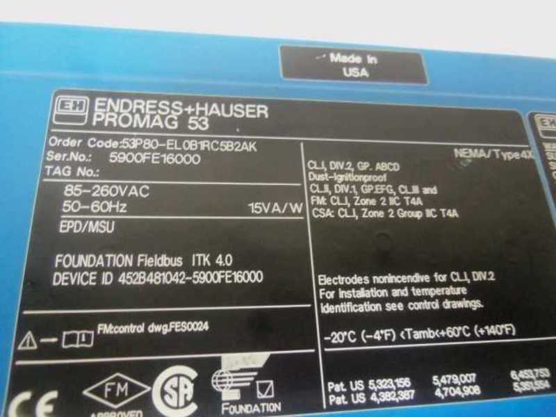 ENDRESS+HAUSER 53 53P80-EL081RC5B2AK NSNP