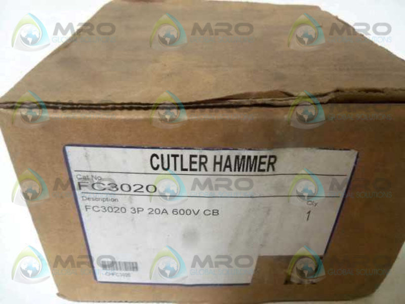 CUTLER HAMMER FC 3020 CIRCUIT BREAKER 20A  NSMP
