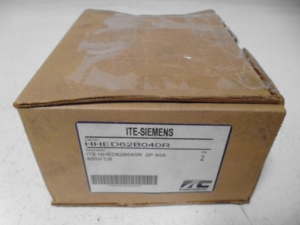 ITE-SIEMENS HHED62B040R CIRCUIT BREAKER 40A RECONDITIONED