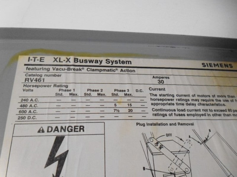 ITE RV461 XL-X 30A NSNP