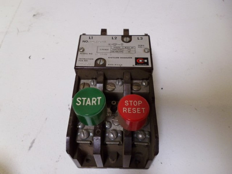 CUTLER HAMMER 9115H174 STARTER NON-REVERSING  NSMP