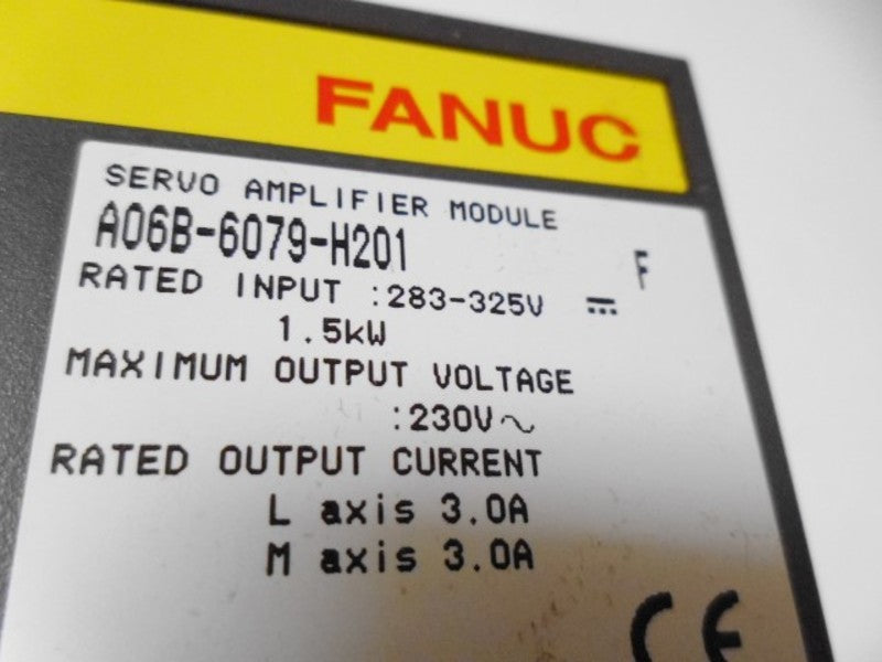 FANUC A06B-6079-H201 SERVO AMPLIFIER  UNMP