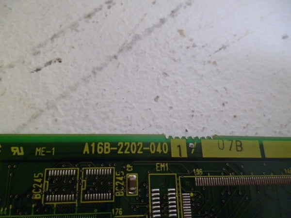 FANUC A16B-2202-0401/07B CONTROL BOARD  NSNP