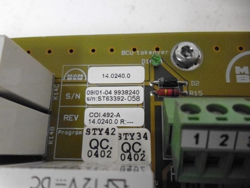 MAN B&W 3157168-7 SBU MODUL COI: 508-A  UNMP