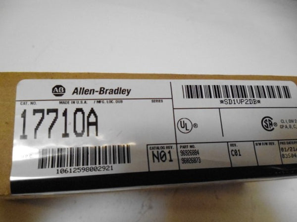 ALLEN BRADLEY 1771-OA DATE: 1999  NSFS