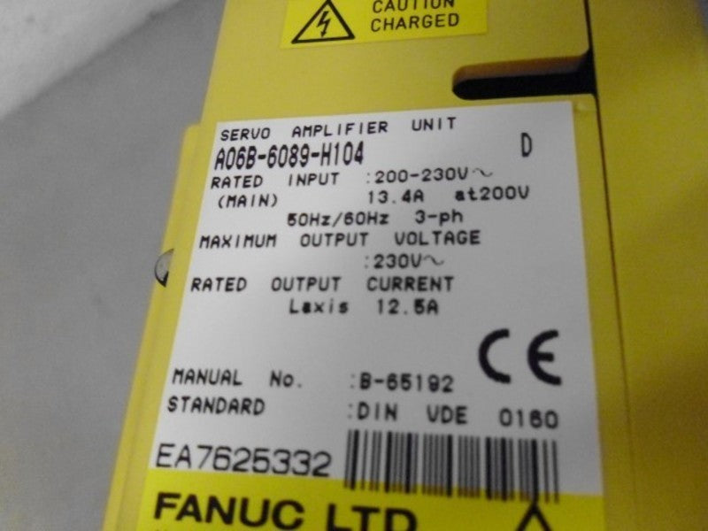 FANUC A06B-6089-H104 SERVO AMPLIFIER UNIT  NSNP