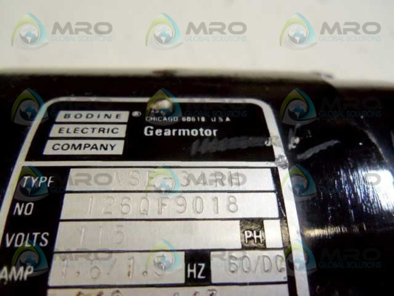 BODINE NSE-34RH GEAR MOTOR  UNMP