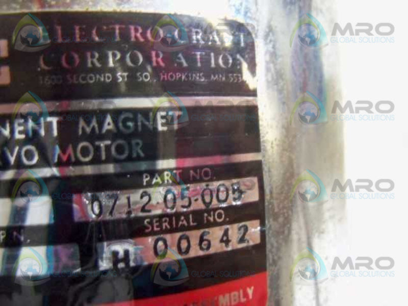 ELECTRO CRAFT 07 205 005  UNMP