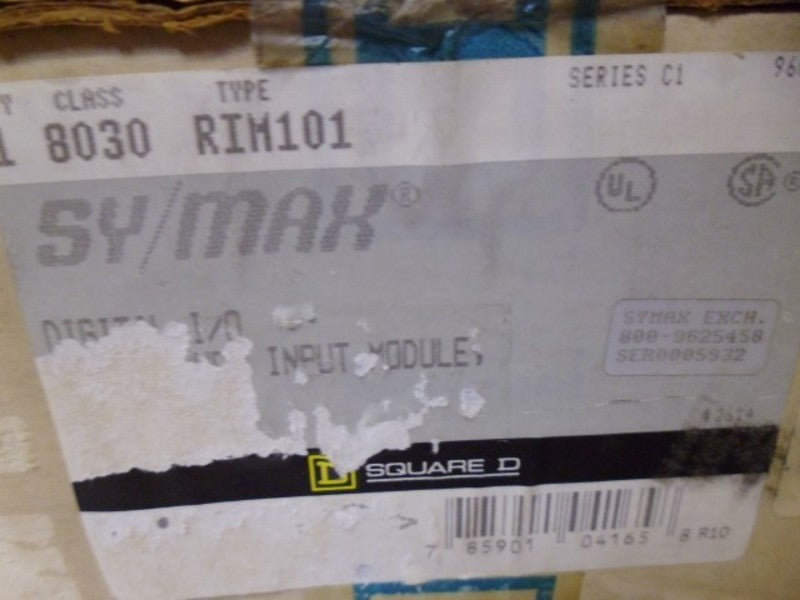 SQUARE D SY/MAX 8030-RIM101 INPUT MODULE  NSFS