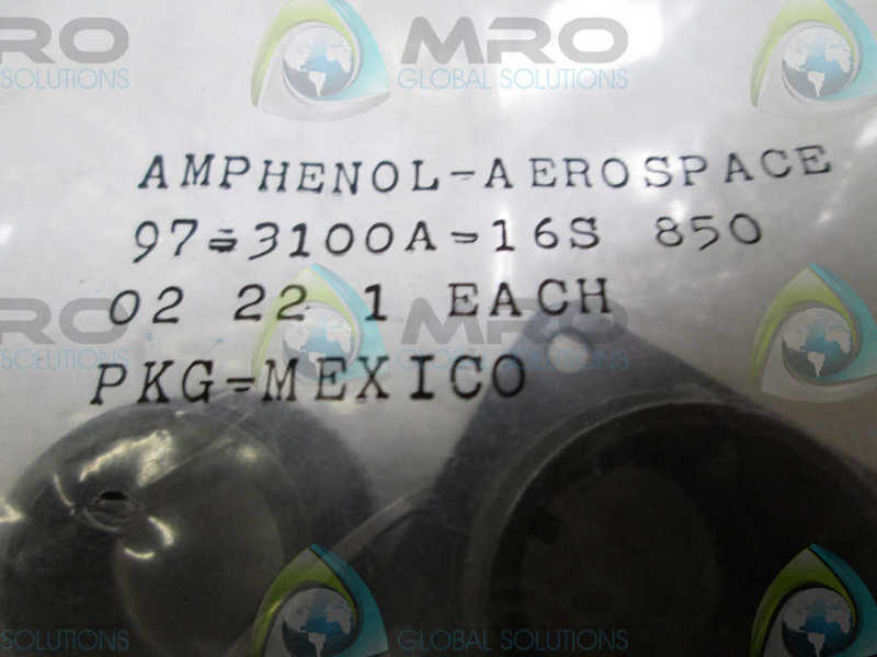AMPHENOL 97-3100A-16S 850 CIRCULAR SHELL RCPT  NSMP