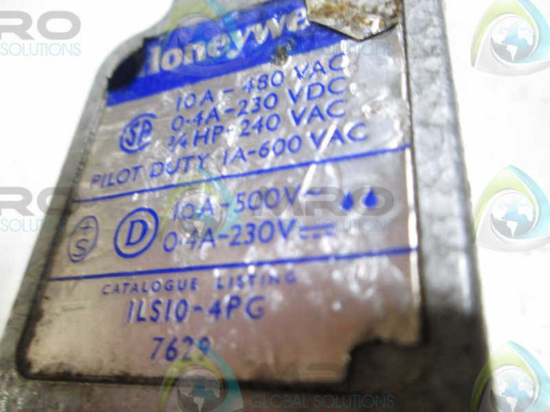 HONEYWELL ILS10-4PG LIMIT SWITCH  UNMP