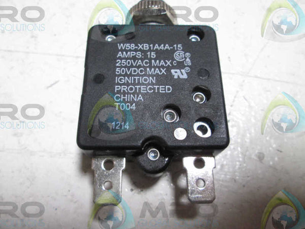 POTTER & BRUMFIELD W58-XB1A4A-15 CIRCUIT BREAKER 15A  NSNP