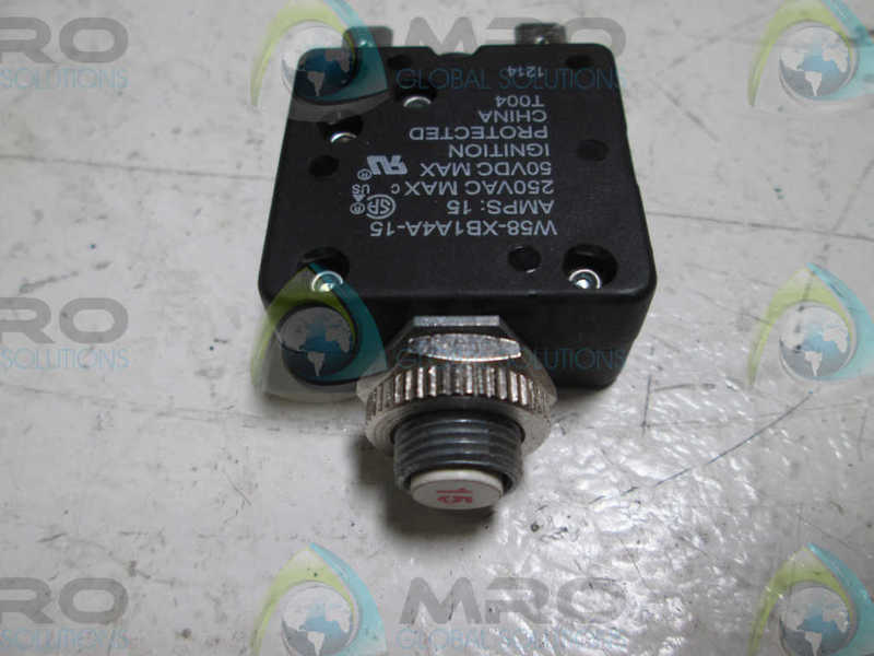 POTTER & BRUMFIELD W58-XB1A4A-15 CIRCUIT BREAKER 15A  NSNP
