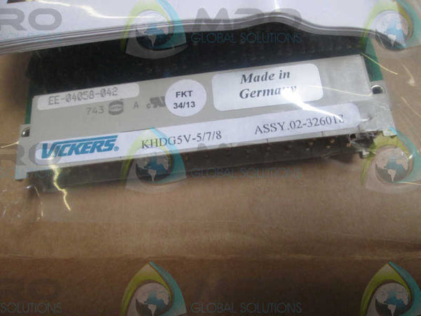 VICKERS EEA-PAM-581-A-32 PC BOARD CONTROL AMPLIFIER  NSMP