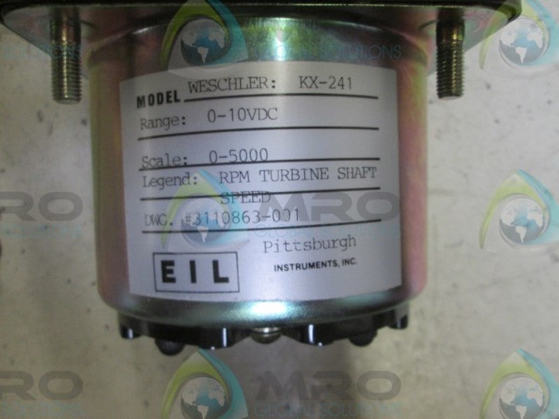WESTINGHOUSE 3110863-001 SPEED INDICATOR  NSMP