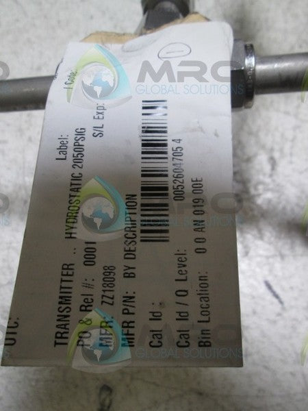 HYDROSTATIC TRANSMITTER 2050 PSIG  NSNP