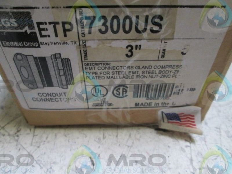LOT OF 4 EGS 7300US CONDUIT CONNECTORS  NSMP
