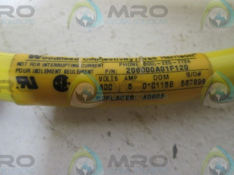 BRAD CONNECTIVITY 206000A0F120 ELECTRICAL CORD  UNMP