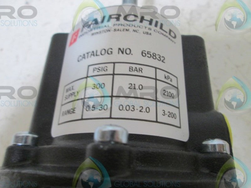FAIRCHILD 65832 PNEUMATIC SERVICE REGULATOR  NSMP