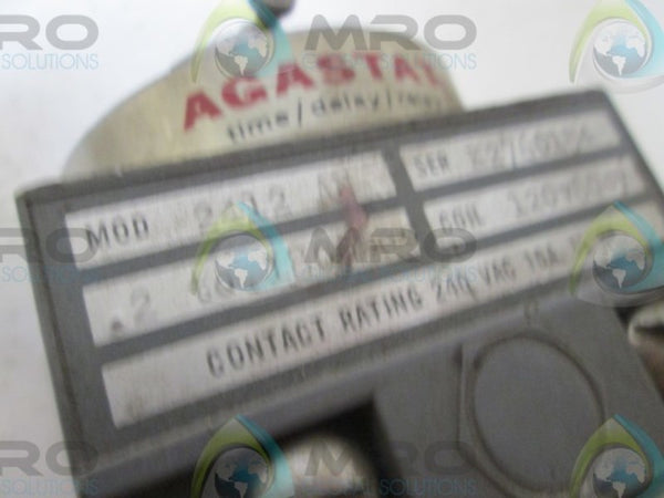 AGASTAT 2412 AN TIMING RELAY  UNMP