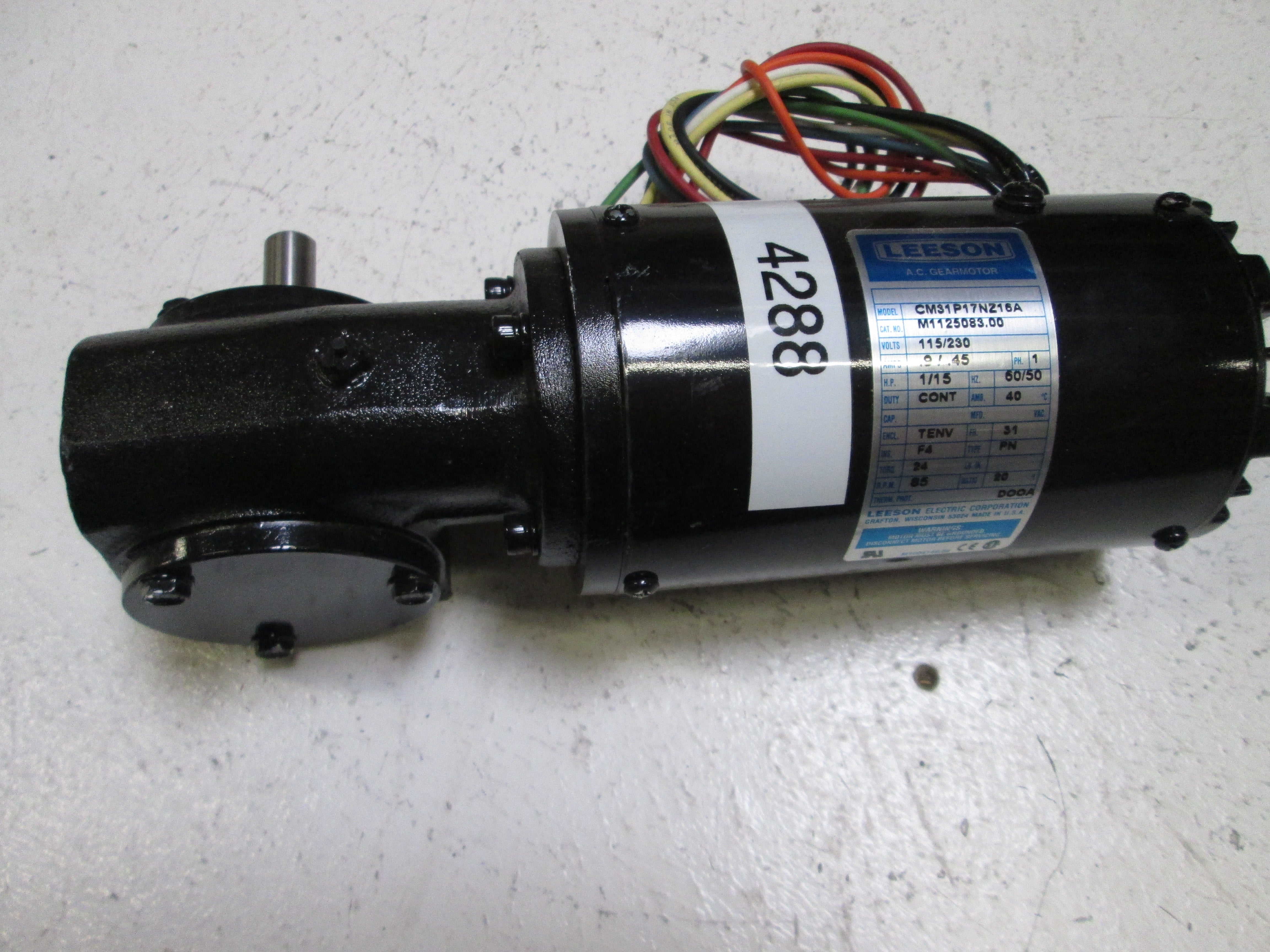 LEESON M1125083.00 MOTOR * USED *