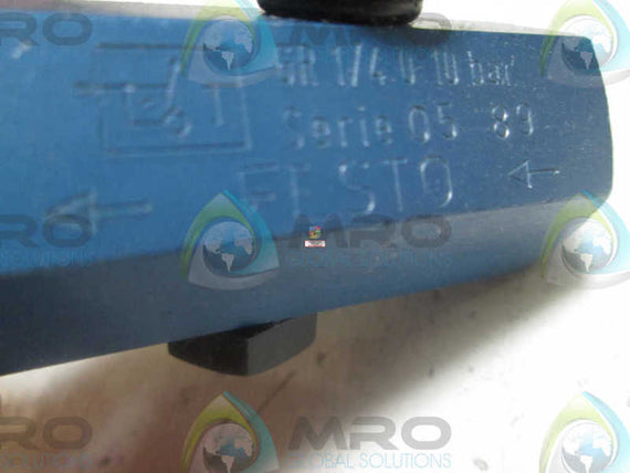FESTO GR-1/4 ONE WAY CONTROL VALVE  NSMP