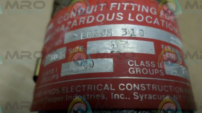 CROUSE-HINDS ECGJH-318 COUPLING  NSNP