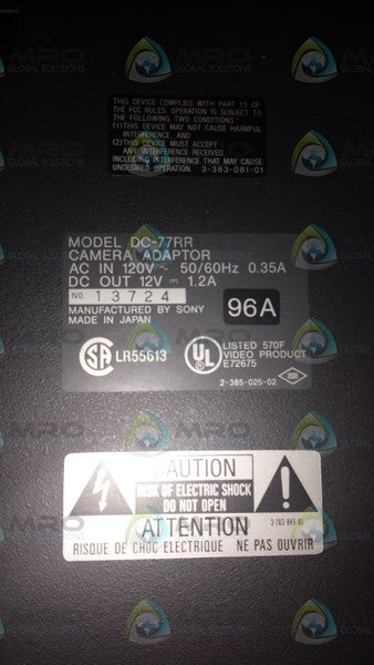 SONY DC77RR CAMERA ADAPTER  NSMP
